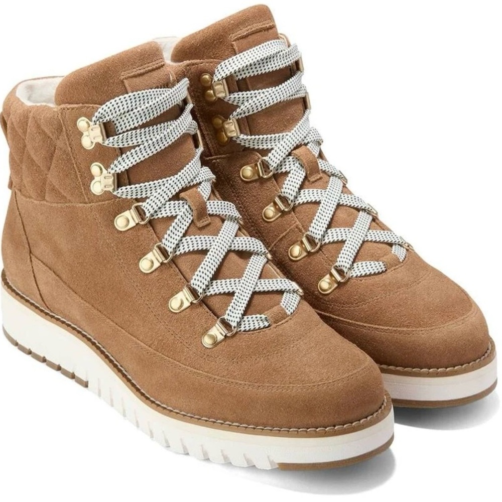 Cole Haan Brown Suede Winter Boots